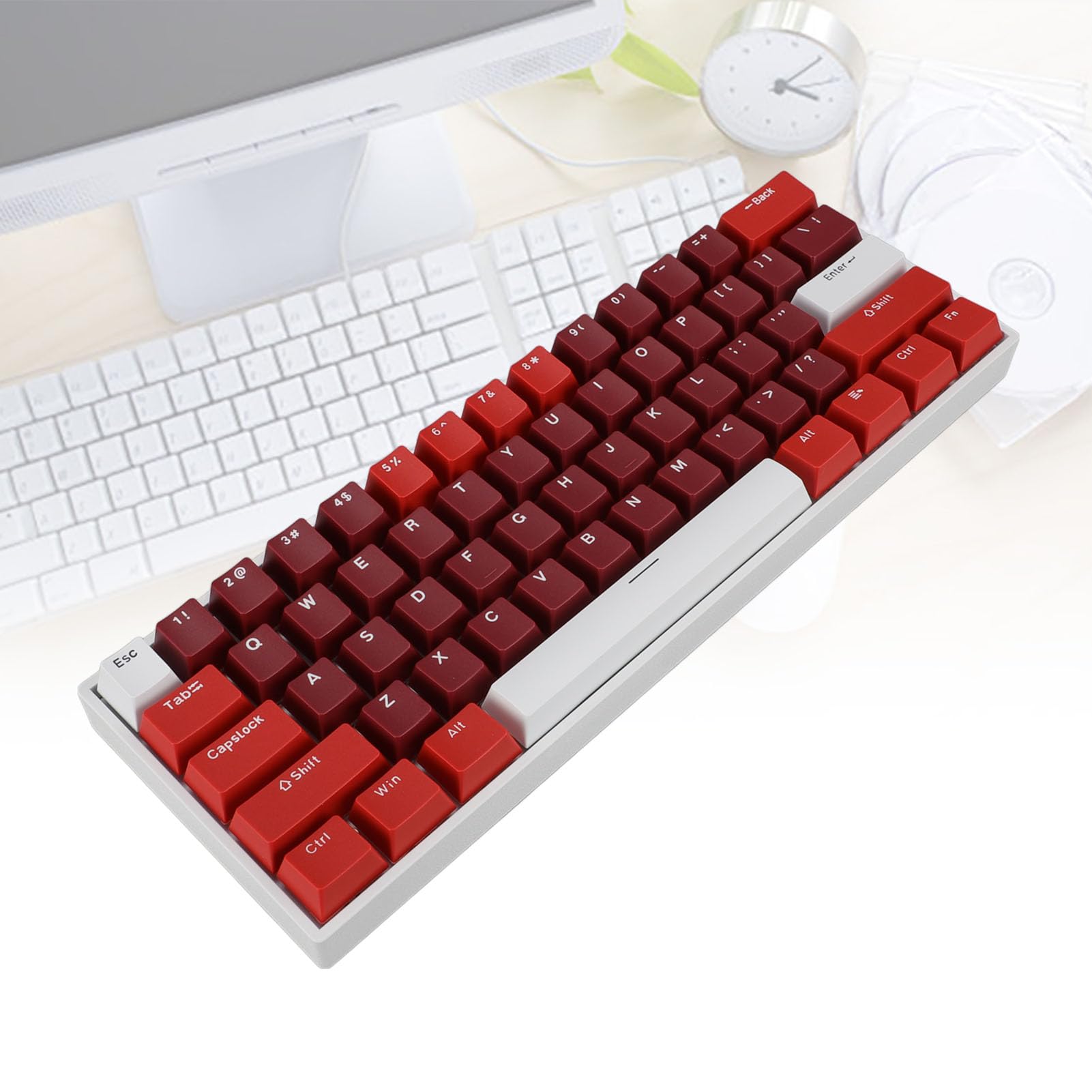 Aramox Clavier Mécanique 61 Touches, Interrupteurs Bleus Hot Swap