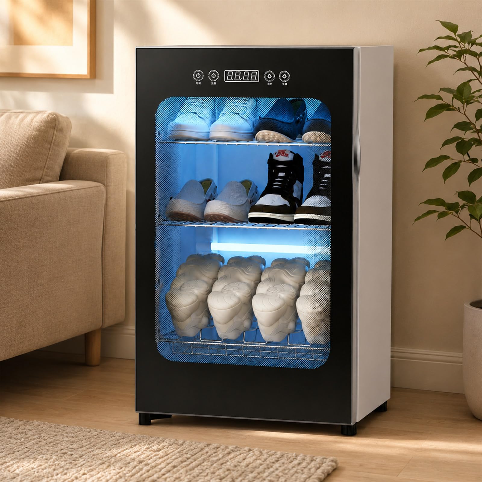 Armadio Asciugascarpe Elettrico 400W per Scarpe Bagnate, Pioggia e Inverno