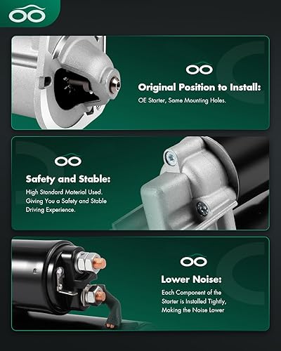 Miniatura 4 de SCITOO Motor de arranque para SBO0047 Motor de arranque para 1997 850 1998 C70 1998 S70 1998 V70