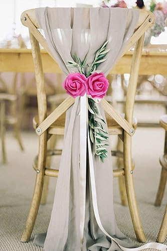 Miniatura 7 de INSUNSIX Rosas artificiales, 200 piezas de cabezas de flores de rosas artificiales para manualidades, rosas de espuma de 1.97 pulgadas, cabezas de