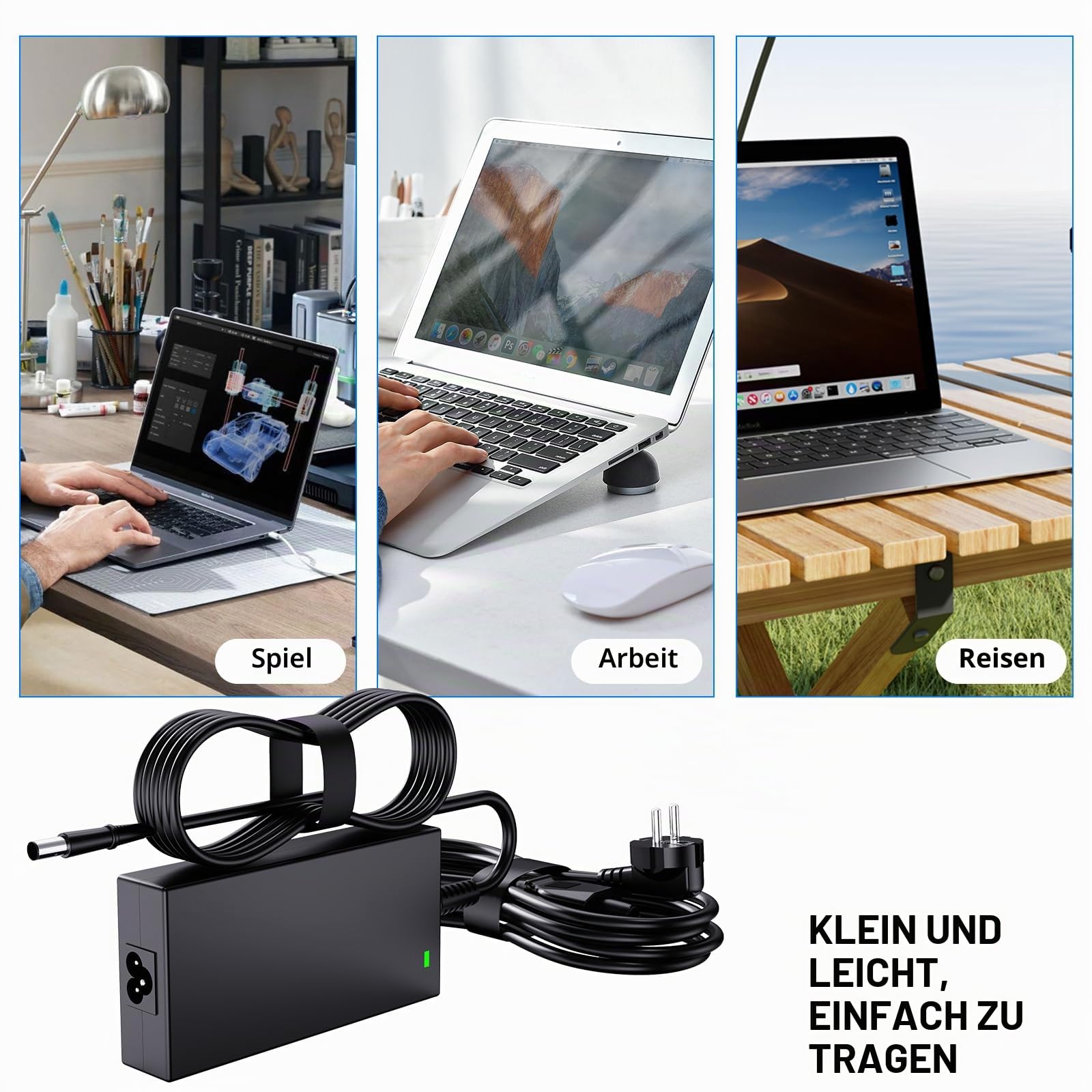 180W Ladegerät für Dell Dock WD19 K20A001 WD22TB4 D6000S D6000 Business | Monitor Dock WD15 K17A001 Docking Station WD19 WD19S WD19TBS WD19TB TB15 TB16 TB18DC K16A K20A Netzteil Adapter