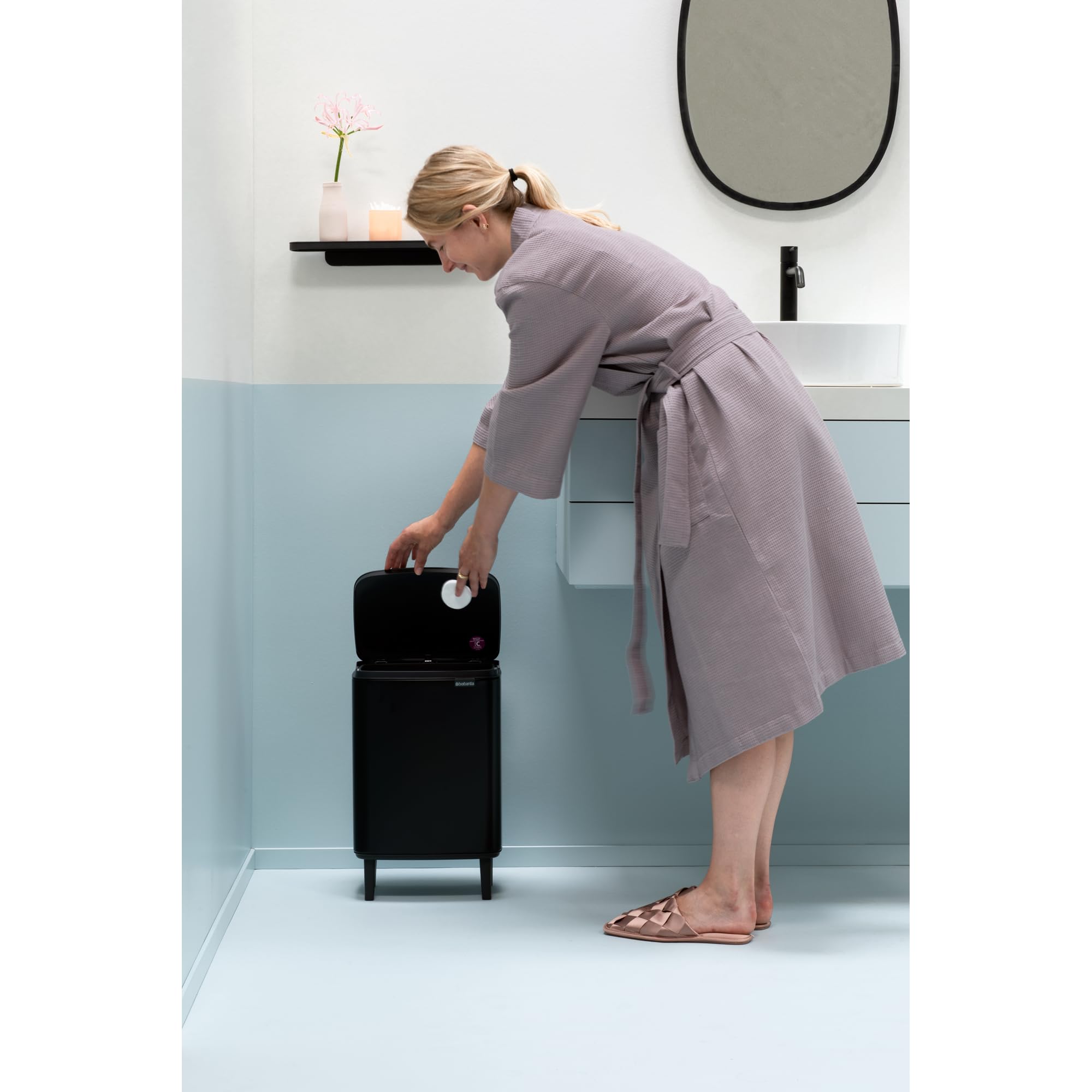 Brabantia 227226 Kosz Bo Bin Hi, 12L, Matt Black