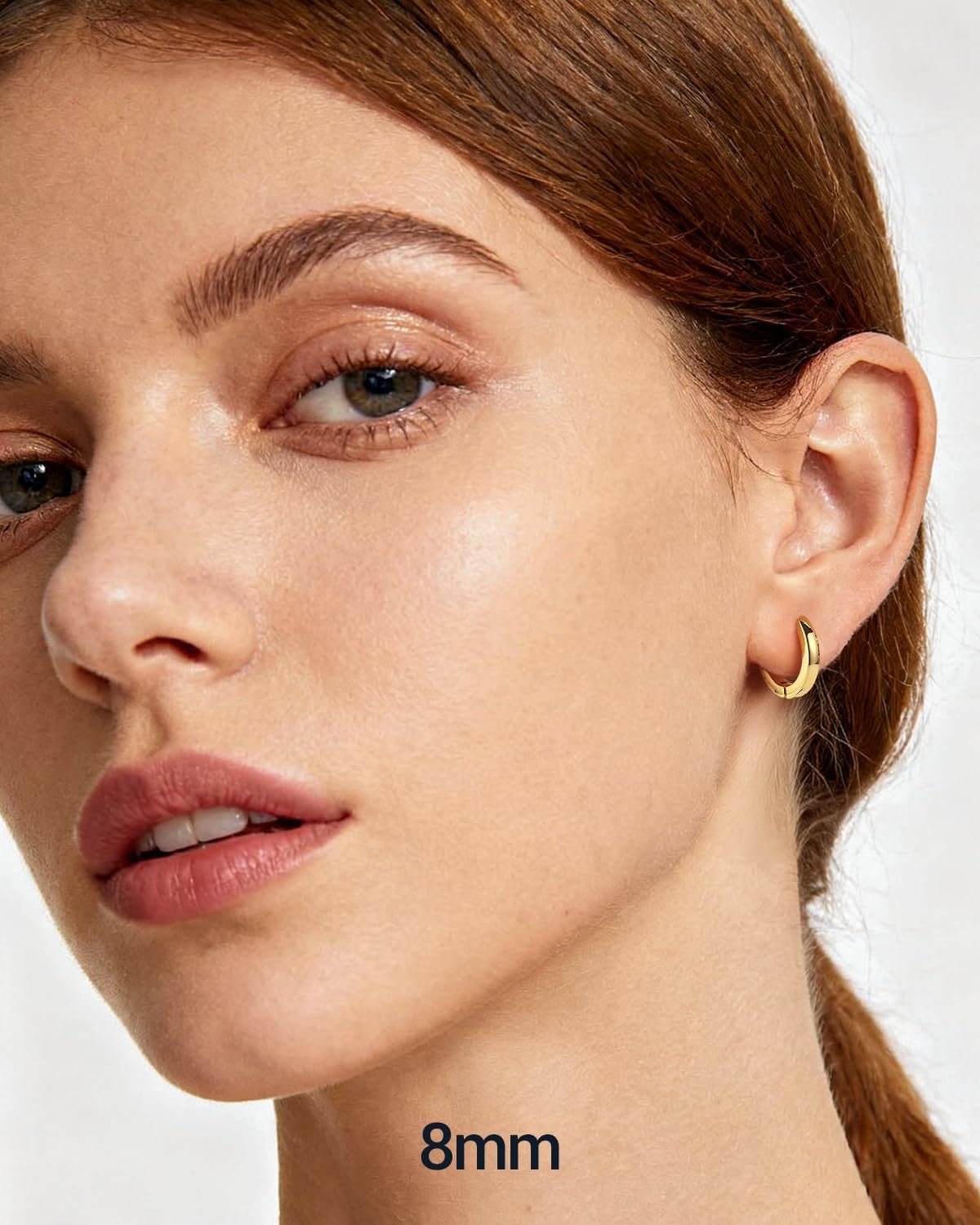 PROSTEEL Hoop Earrings for Women Men, 8mm/10mm/12mm/14mm/16mm/18mm/20mm Small Huggie Hoops, Gold/Silver/Black/Rose Gold Hypoallergenic, Everyday Earrings Jewelry for Multiple Piercings - Image 2