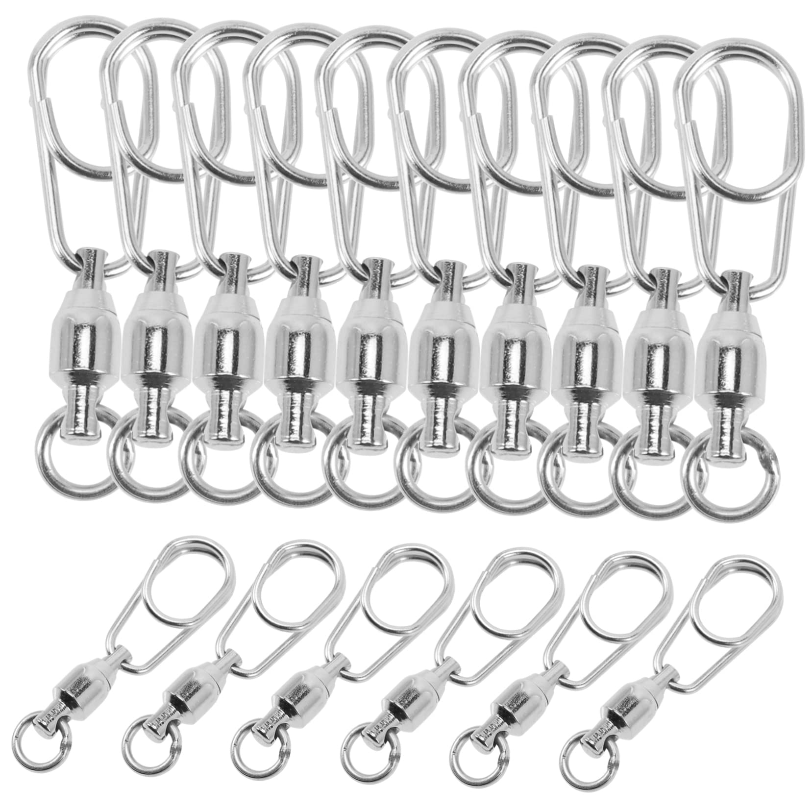 Sosoport 90 Pezzi Otto Figure Anello Connettore Anello Wired Girelle A Scatto Attrezzatura Da Pesca Attrezzi Da Esterno Esche Da Pesca Girelle Anello Strumento Accessori Per La Pesca Sfera