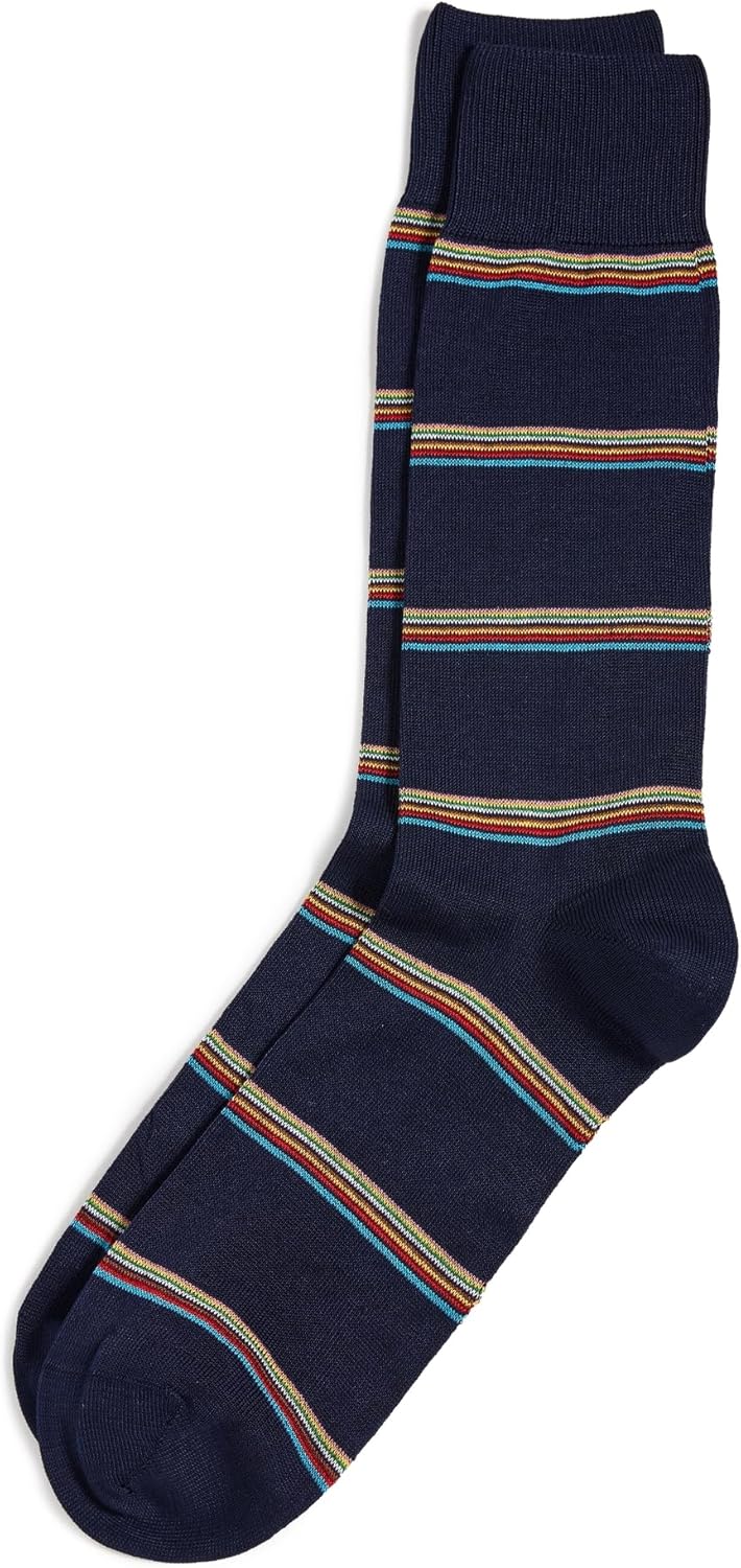 Paul Smith Mens Men Sock Signtre Block