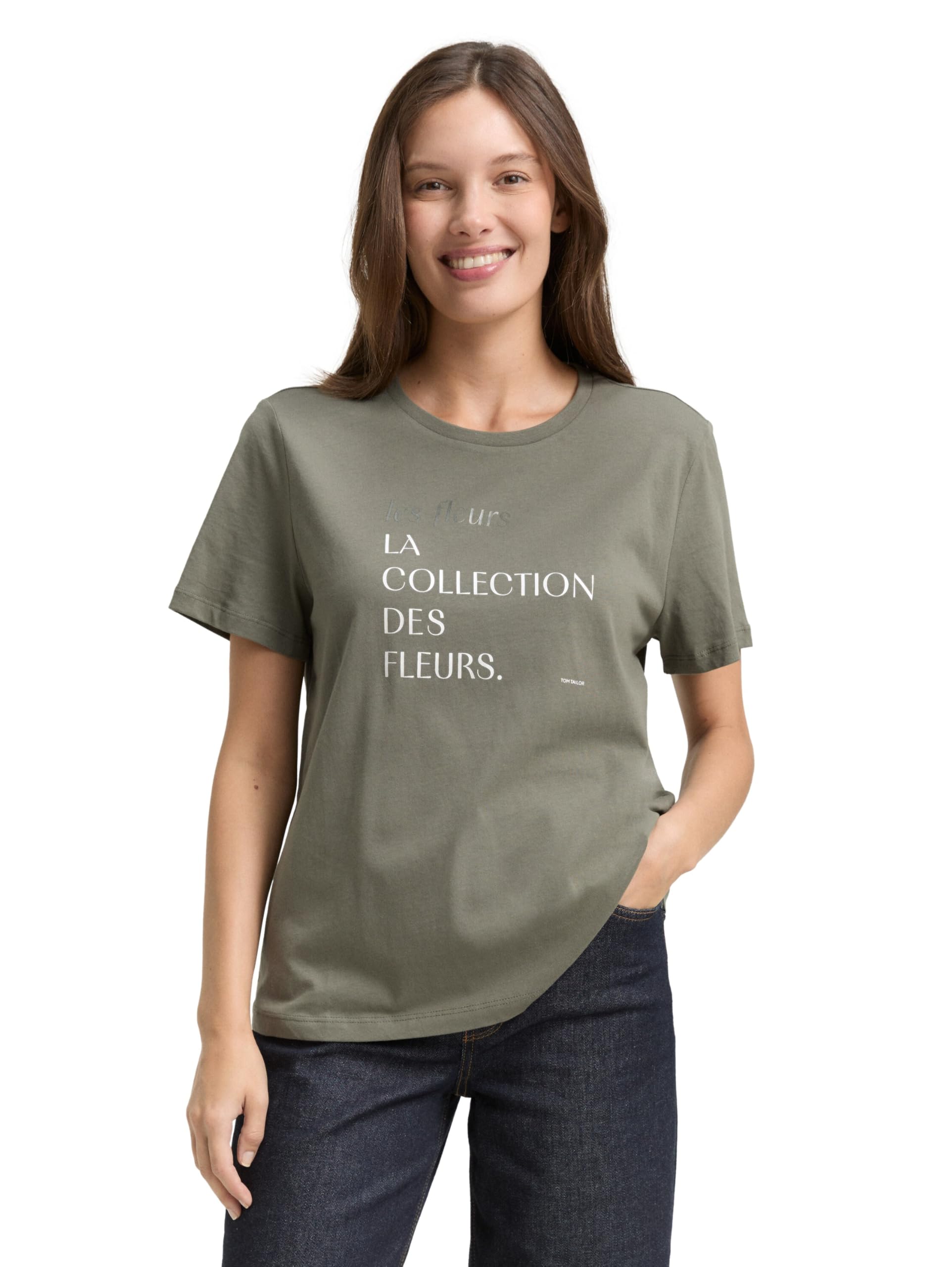 TOM TAILOR Damen T-Shirt mit Print