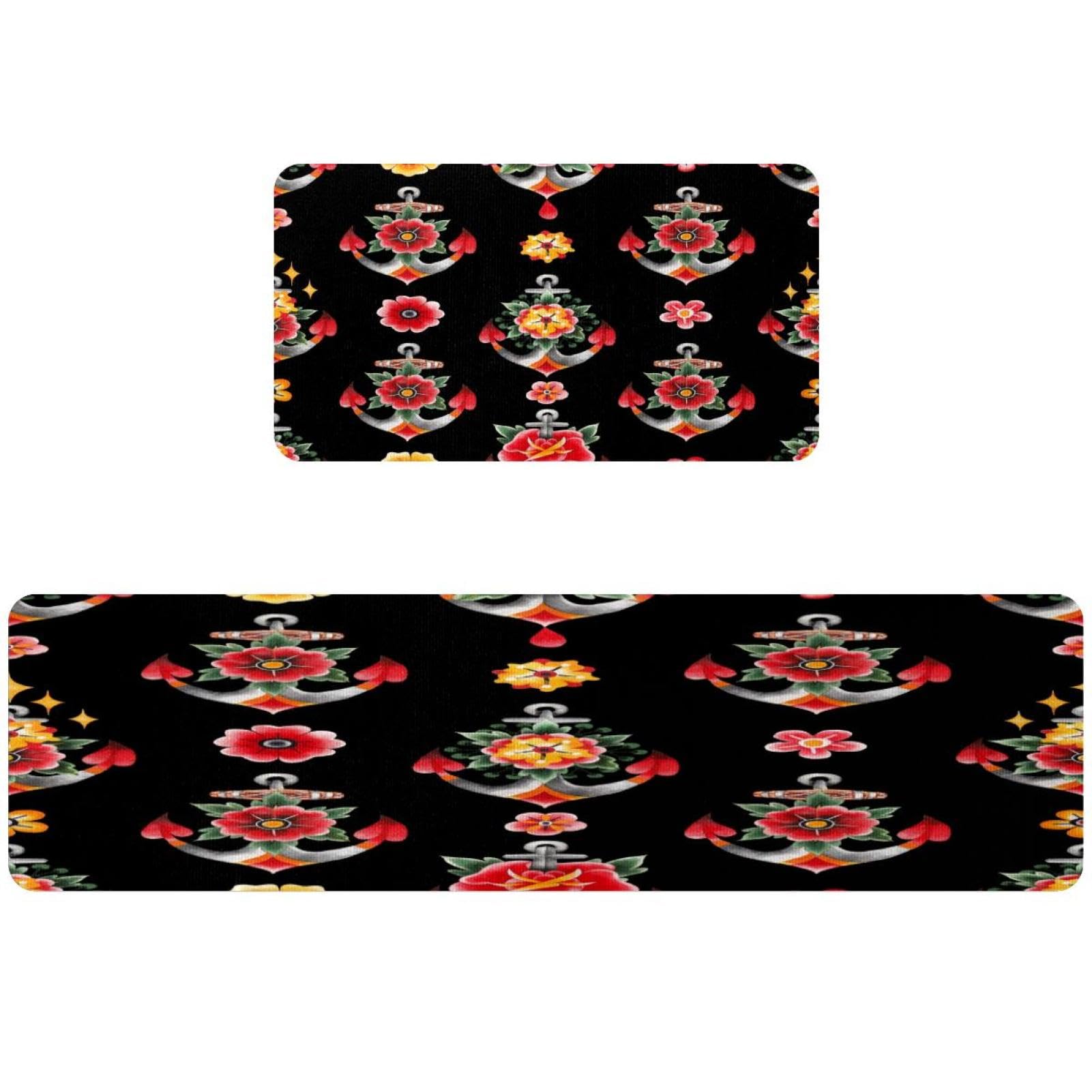 Tapete absorbente para cocina y cuarto de lavado VAPOKF, alfombra lavable y antideslizante