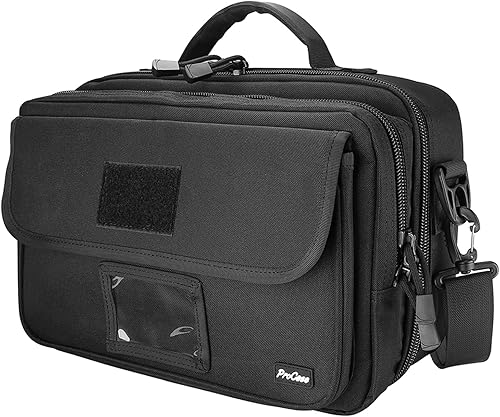 ProCase - Bolsa táctica para pistola para pistola con funda acolchada de lujo para hasta 4 pistolas 8 cartuchos de revistas gafas de ojos orejeras y disponible en Yaxa Guatemala