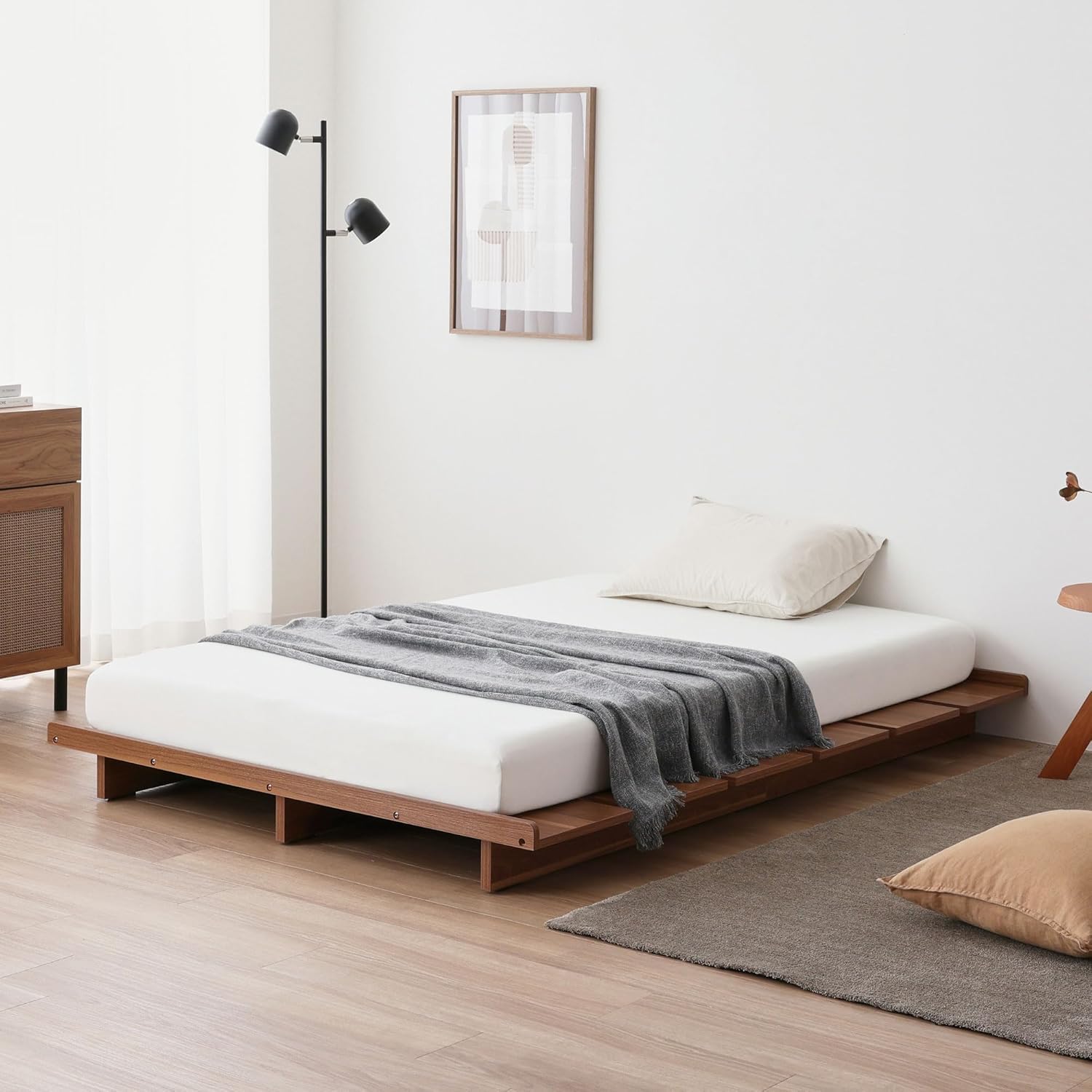 セール中　51 VENTOTA　ベッドフレーム Ekuldo-L（エクルド-L） あす着] S/SD/D シングル セミダブル ダブル すのこベッド