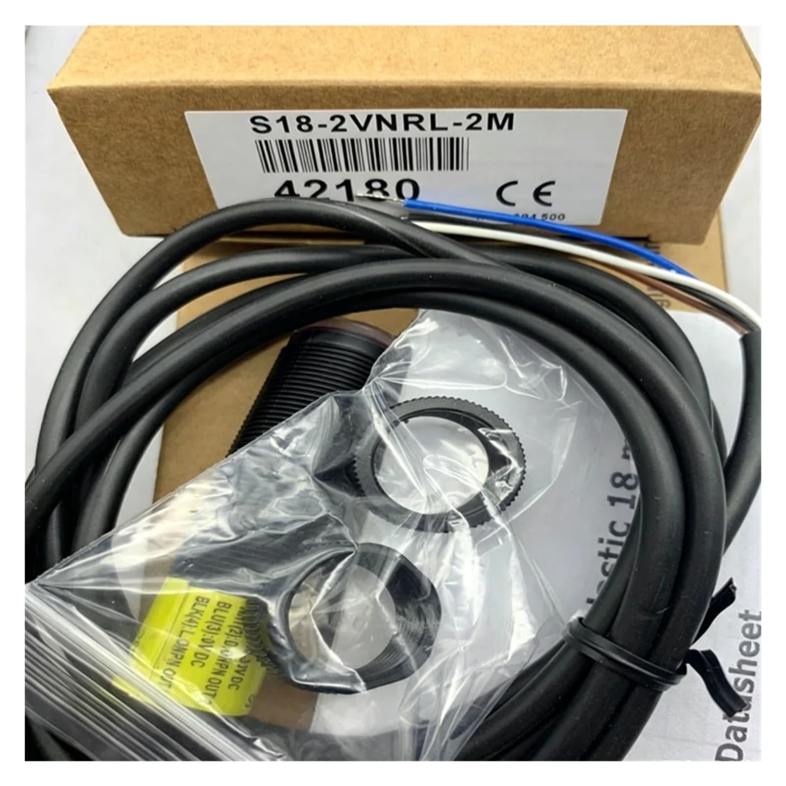 NACODLUL 1pcs S18-2VNDS-Q5 S18-2VNDL-Q5 S18-2VPDL-Q5 S18-2VPDS-Q5 Photoelectric sensor(S18-2VPDL-Q5)