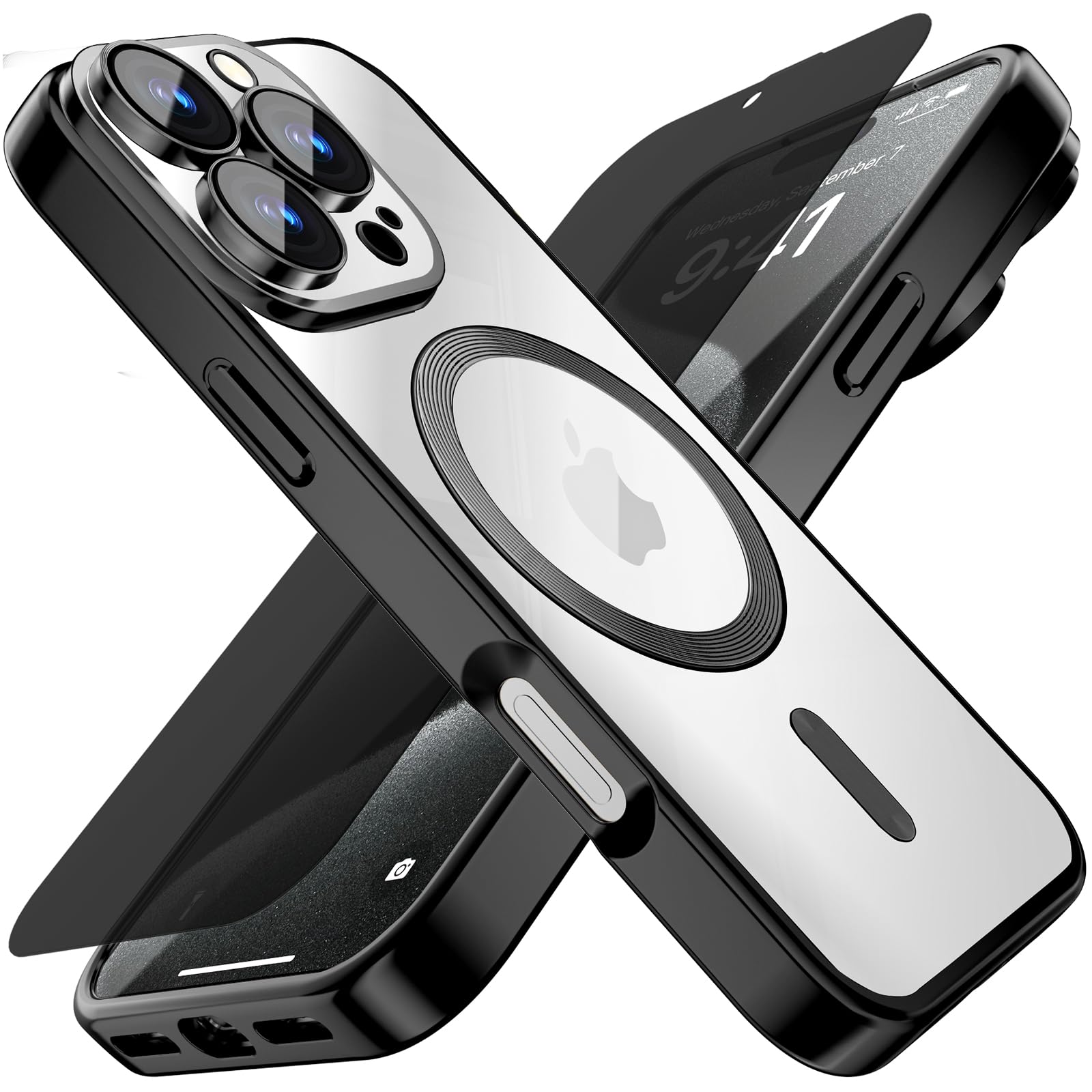 Amazon.com: Misscase for iPhone 16 Pro Max Case with Privacy