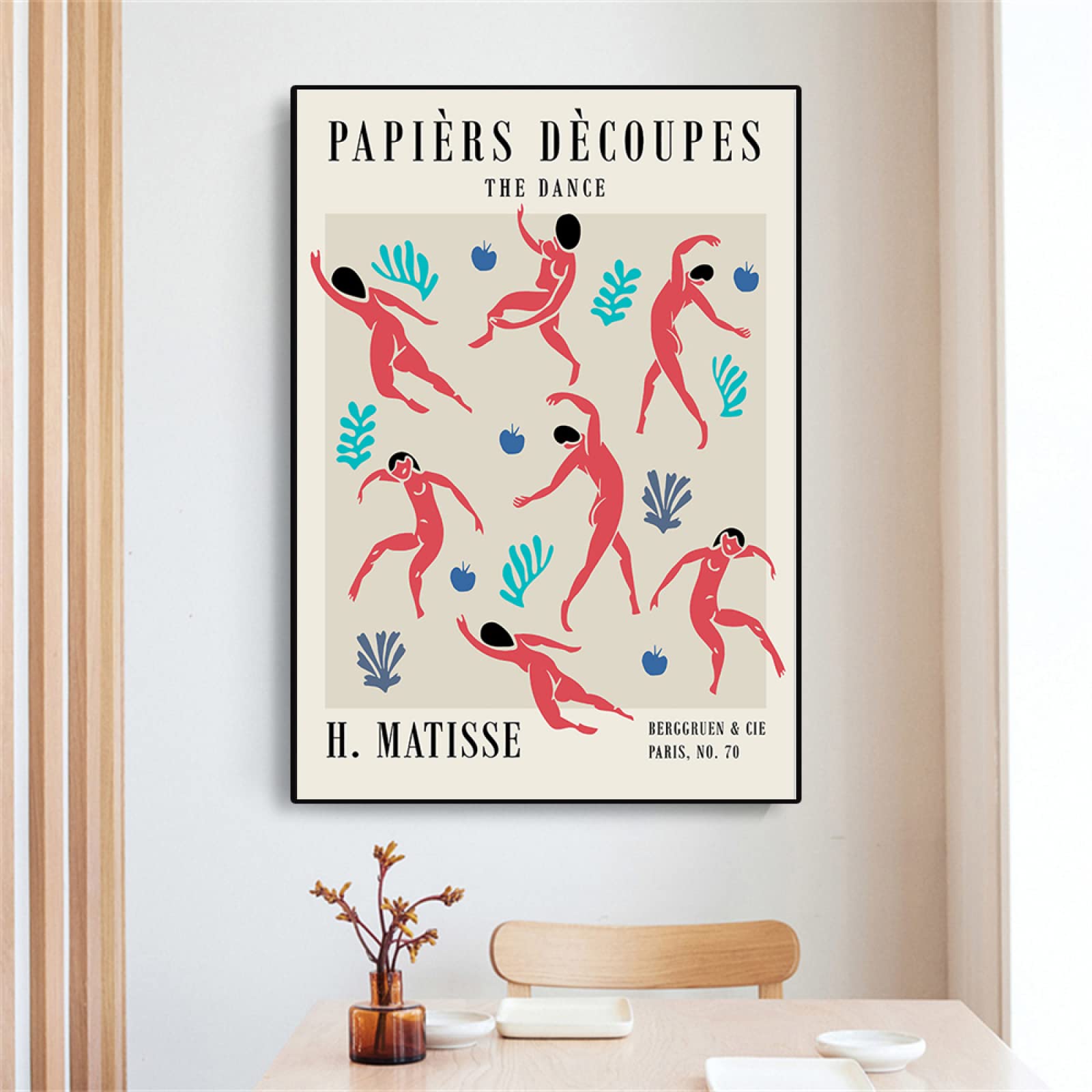 Amazon｜抽象的なマティスレッドヌードレッドボディポスターとプリント  