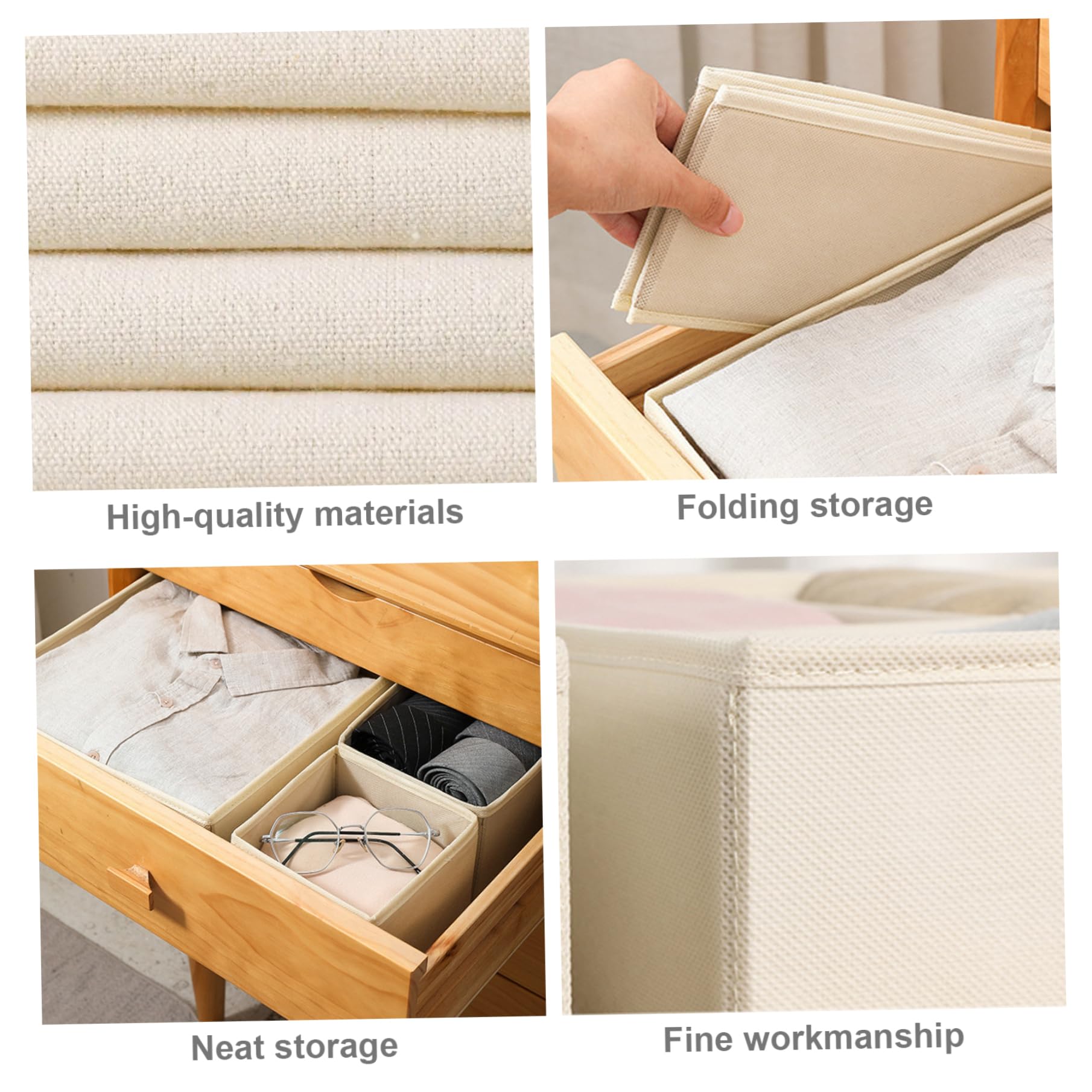 12 piezas de ropa de bebé apilable y plegable, almacenamiento de cajones, ahorro de espacio, multifuncional, para cuarto de bebé y dormitorio, armario divisores de cajones