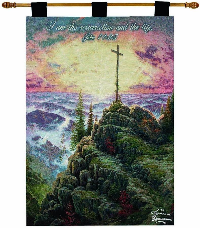 Manual Inspirational Collection 26 X 36-Inch Wall Hanging and Finial Rod, Lost No More by Greg Olsen