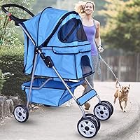 Algopix Similar Product 1 - Dog Stroller Pet Stroller Cat Strollers