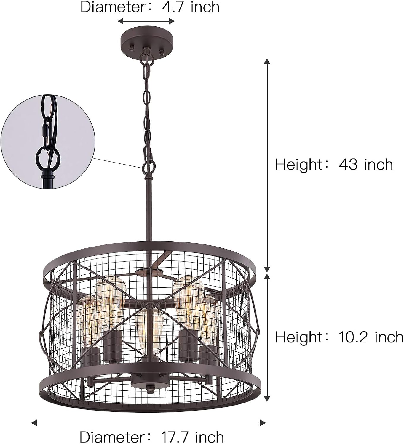 Get Discount Offer PUSU Farmhouse Vintage Chandeliers 5-Light Adjustable Pendant Light Fixtures Cage Pendant Lighting for Kitchen Island Restaurant Bar and Living Room. Best Cyber Monday 🔥 PUSU Farmhouse Vintage Chandeliers 5-Light Adjustable Pendant Light Fixtures Cage Pendant Lighting for Kitchen Island Restaurant Bar and Living Room.