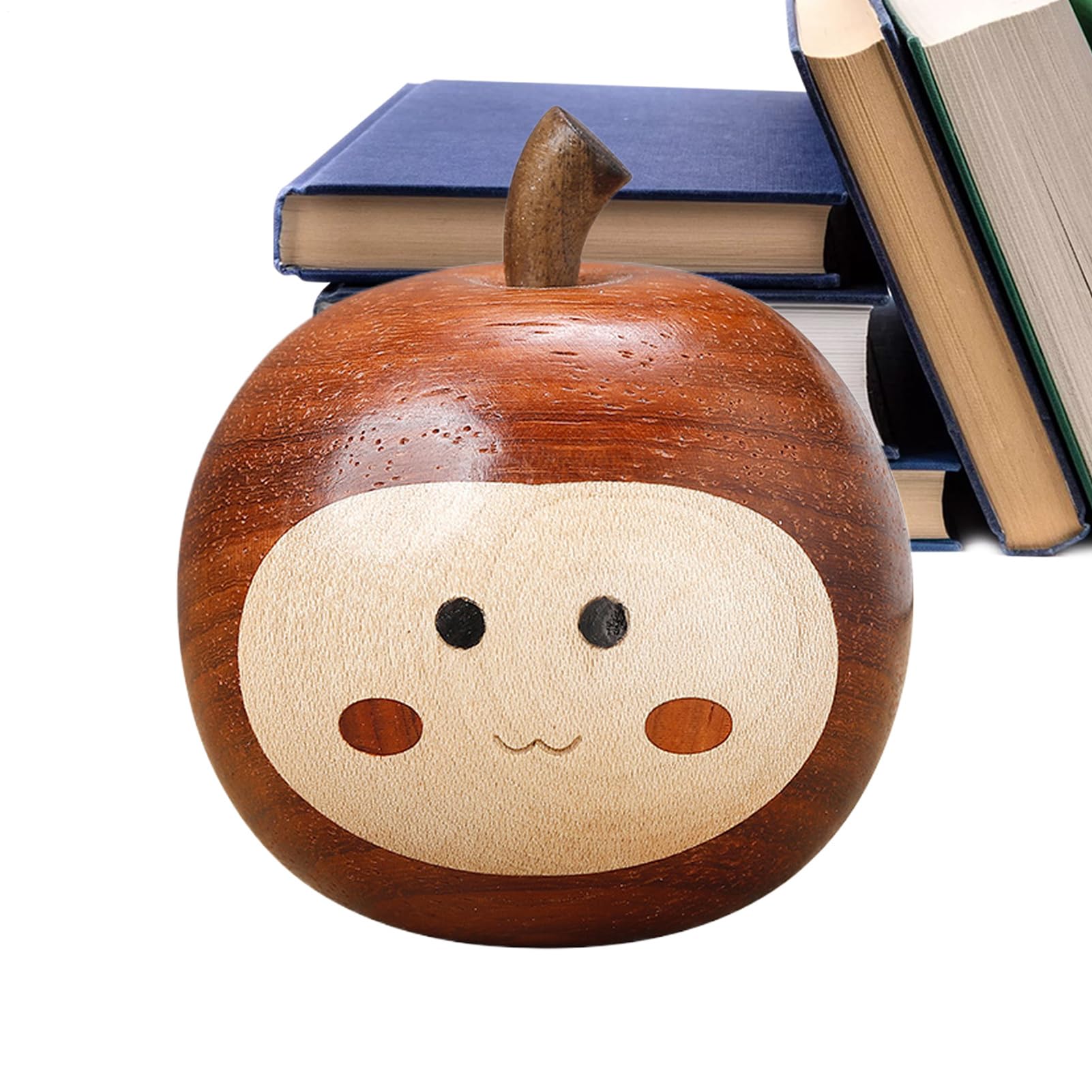 Statue de fruit en bois pour sublimer un meuble vide