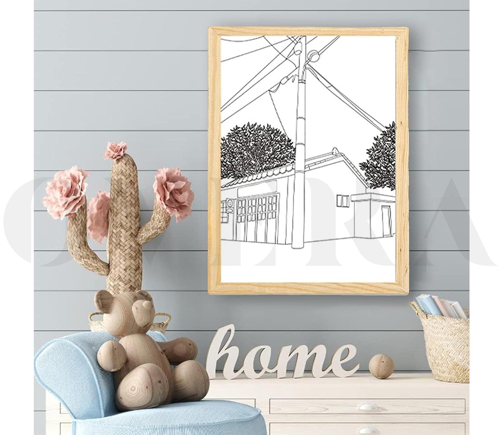 overa Light Painting Decoration, 3 Colors LED Light Sunshine Shadow Picture Frames, LED Glowing Photo Frame,Experience Light and Shadow The Art of Photo Frame (L, sunset and street lights) 1