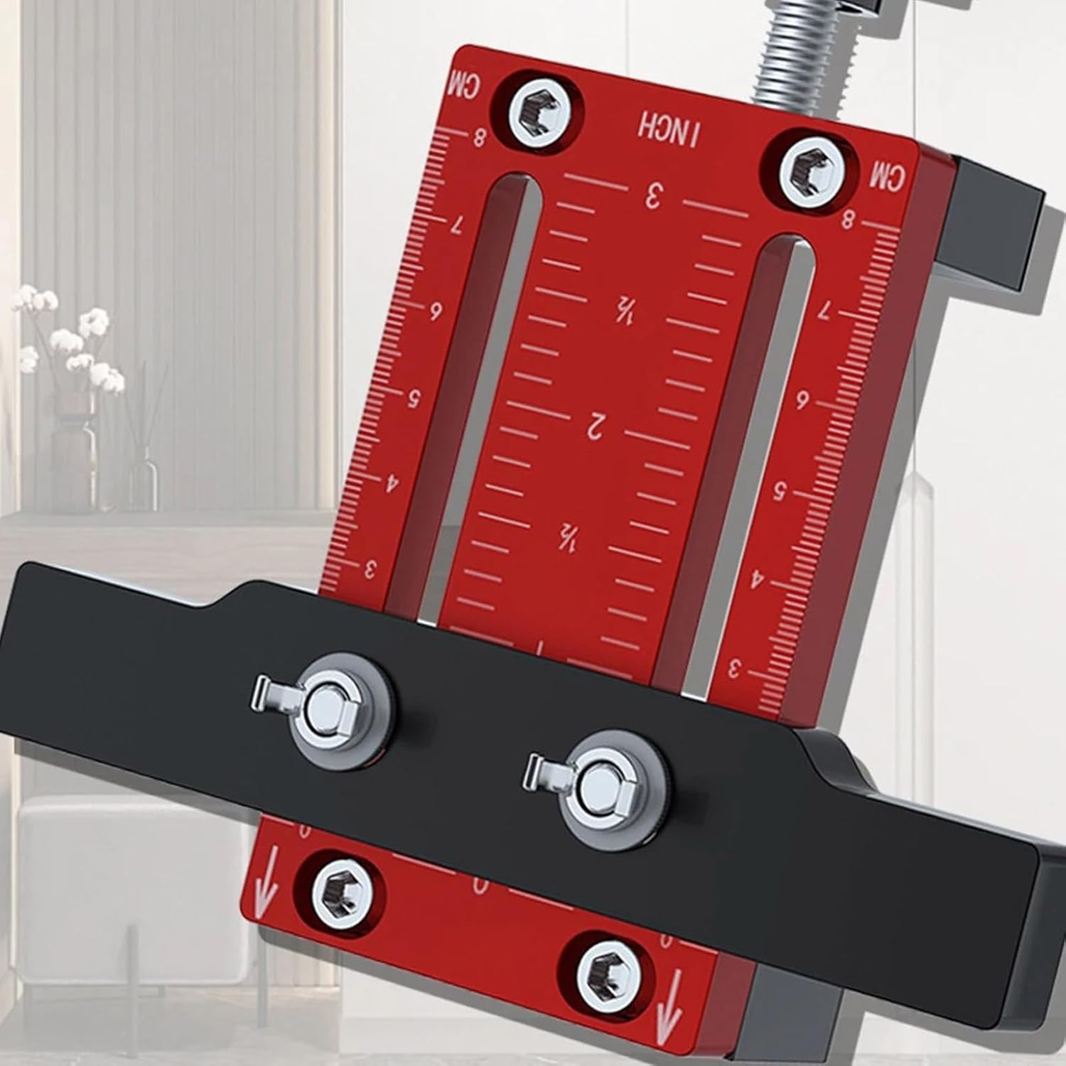 Adjustable Cabinet Door Installation Aid Home Decors Alignment Tool Door Setting Guide Simple Installs Drawer Pull Jig
