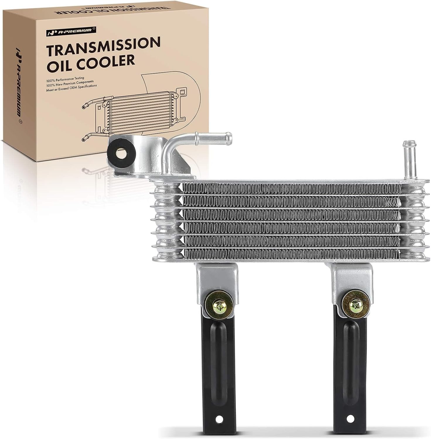 A-Premium Automatic Transmission Oil Cooler Compatible with Kia Sportage 2005 2006 2007 2008 2009 2010, Stack-Up