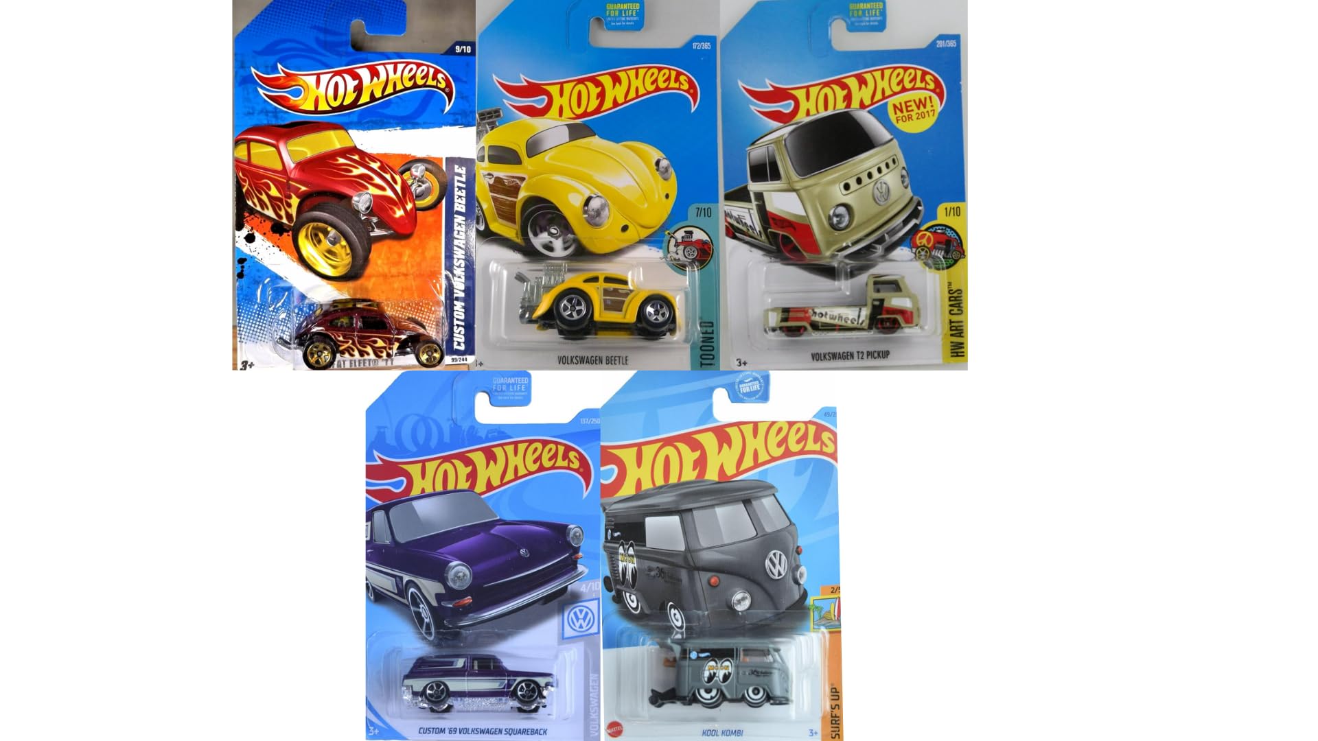 Hot Wheels Amazon.co : Teal 74/365, Beetle Volkswagen Tooned 2017 Wheels Hot ミニカーセット Volkswagen ミニカー