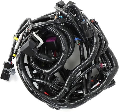 Arnés de cableado del motor 4C3Z-12B637-CA sin calentador de combustible se adapta a 2004 Excursion F250 F350 F450 F550 Super Duty 6.0L Piezas del