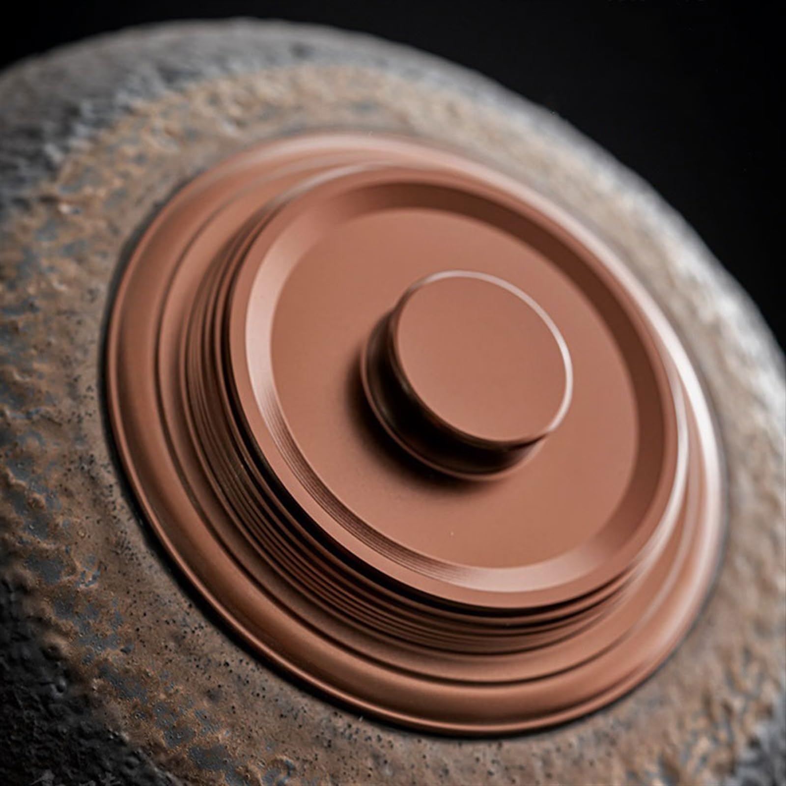 pojemniki na herbatę, kawę i cukier Ceramiczny duży pojemnik na herbatę z podwójną metalową pokrywką i szczelnym słoikiem do przechowywania