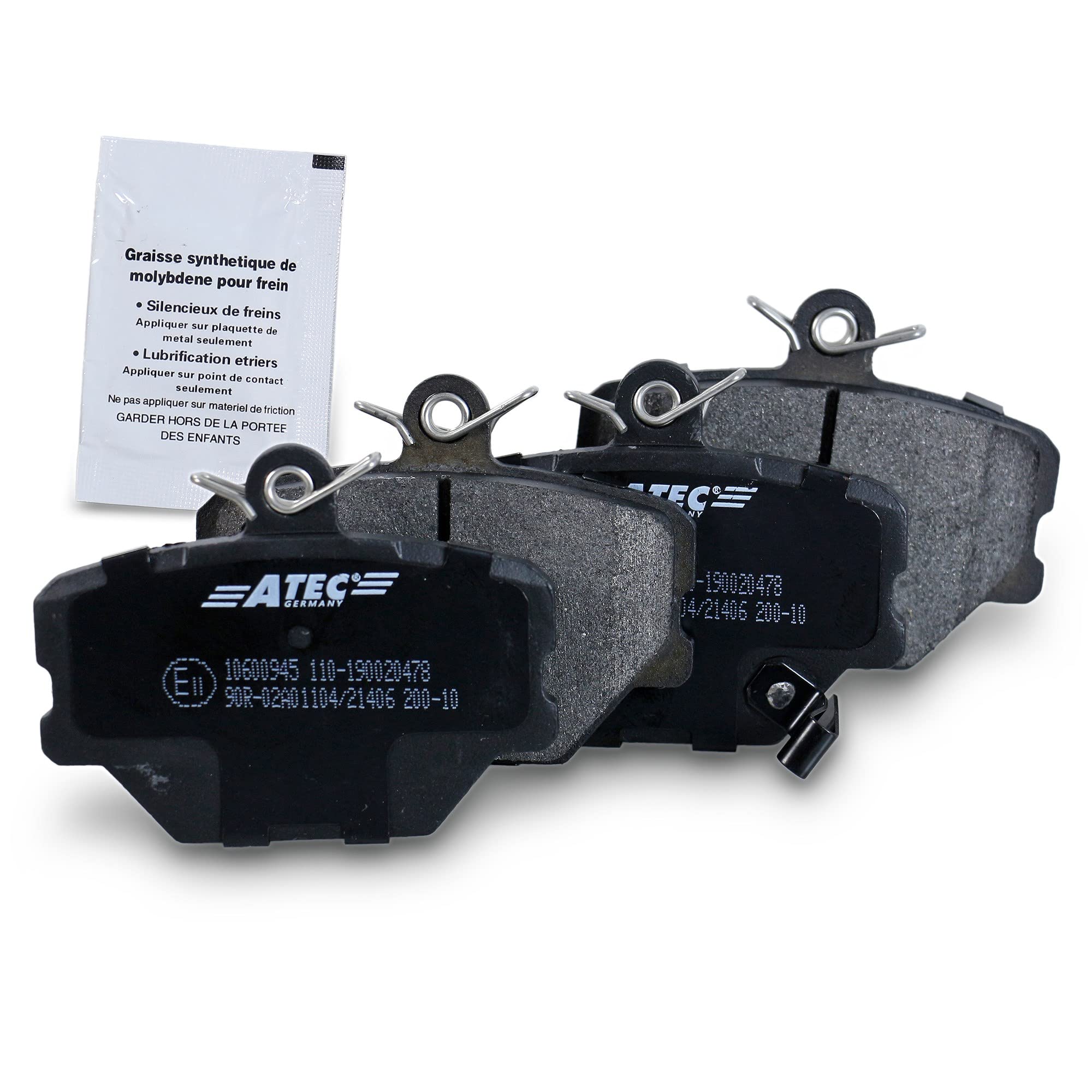 BESTPRICE Set freni asse anteriore incl. dischi freno pieni Ø 280 mm + pastiglie freno anteriori, compatibile con SMART FORTWO Cabrio (451), FORTWO Coupé (450), FORTWO Coupé (451)