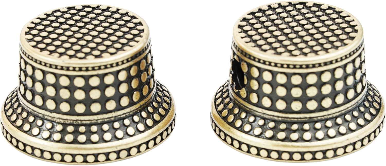 Guyker Guitar Bell Potentiometer Control Knobs Dia. 6mm Shaft Pots, 3PCS Brass Top Hat Speed Tone Volume Switch Cap Set Replacement Part for Electric Guitar or Precision Bass (NKB-008, Old Brass)