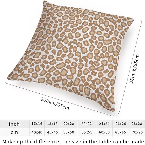 Vista 132 de Funda de cojín con estampado de guepardo rosa intenso, cojín cuadrado con estampado de animales fucsia, funda de almohada decorativa para el hogar