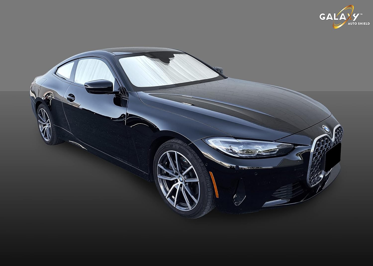 Custom Fit Windshield Sun Shade for 2021 2022 2023 2024 2025 2026 BMW 4 Series 4-Series 2DR Coupe Convertible (Not for Gran Coupe), Insulated Window Sunshade Privacy Blockout UV Reflector Protection