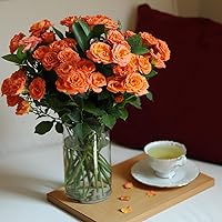 Vista 5 de PATIKIL Jarrones cuadrados de vidrio de 6 x 4 pulgadas, florero con forma de cubo, portavelas flotante transparente, centros de mesa para decoración