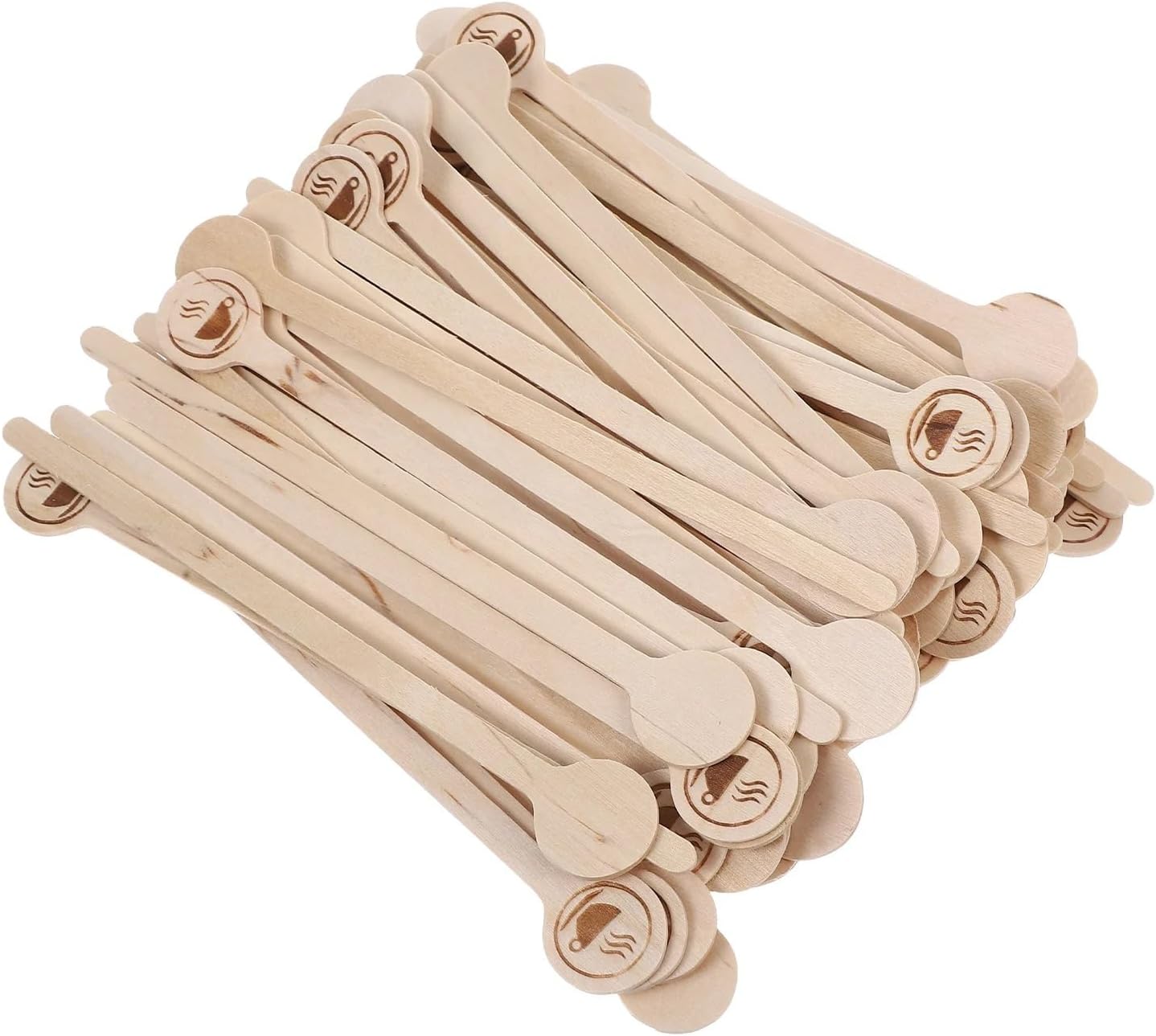 400 Pcs Wooden Coffee Stirring Sticks Hot Cold Disposable Cocoa Swizzle Rods Cocktail Supplies