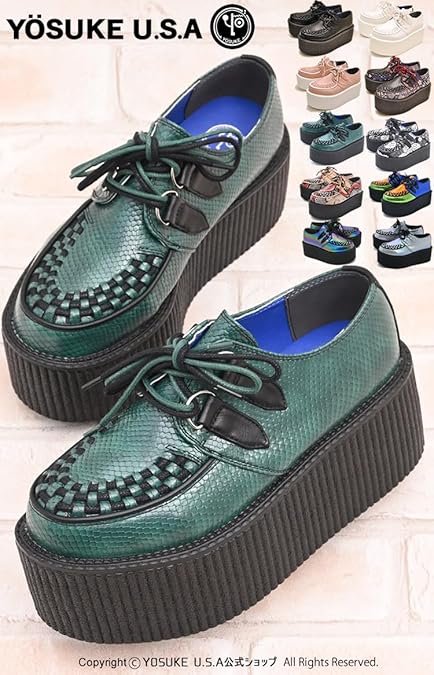 ⭐️美品‼️ヨースケYOSUKE厚底ラバーソール25cm ヨースケ YOSUKE 厚底ラバーソール （ブラック） -ファッション