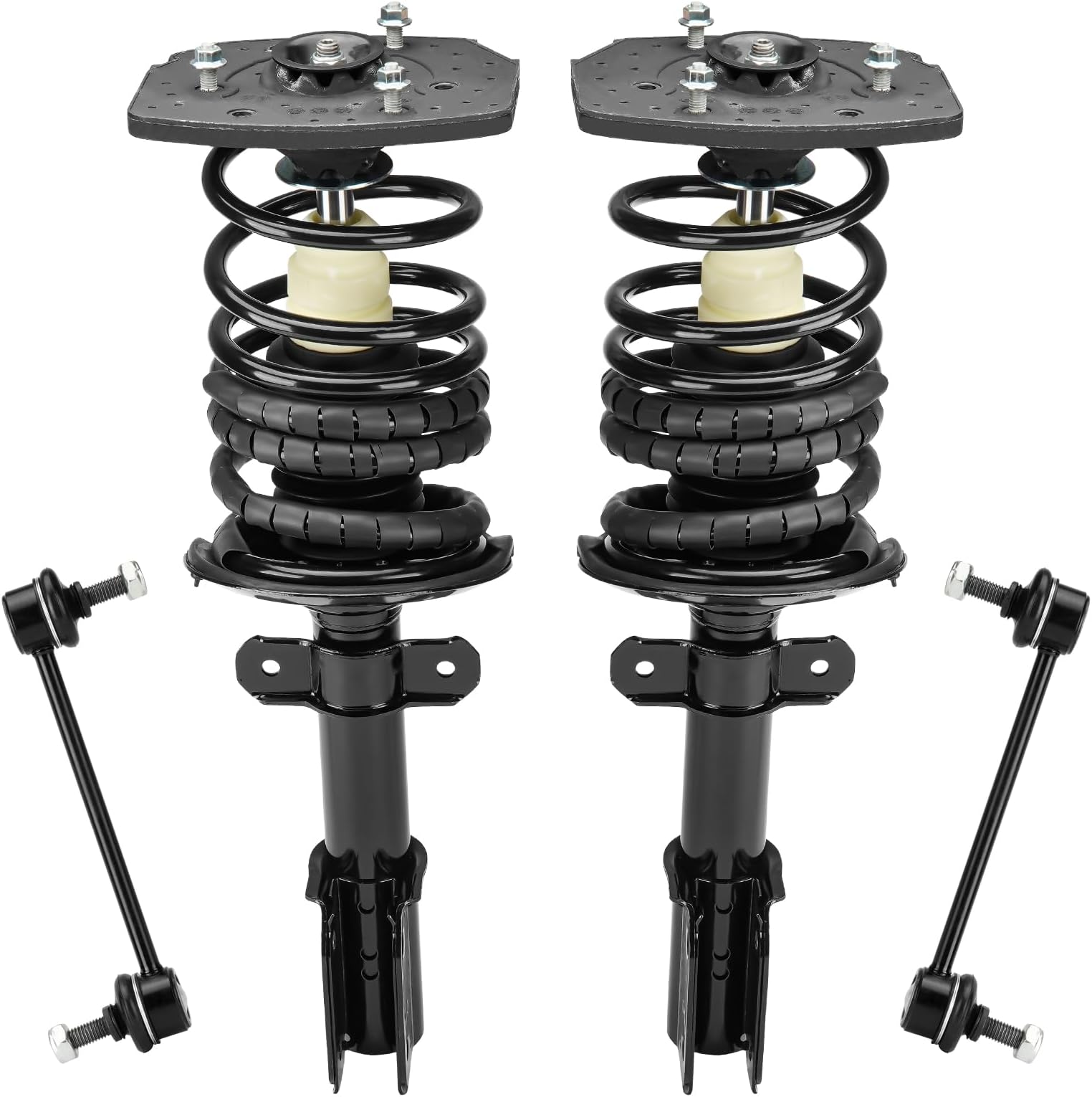 Rear Strut Assembly & Sway Bar for 2000-2013 Chevy Impala, Monte Pontiac Grand Prix Buick LaCrosse Allure, Shock Absorbers 271662L 271662R 4PCS