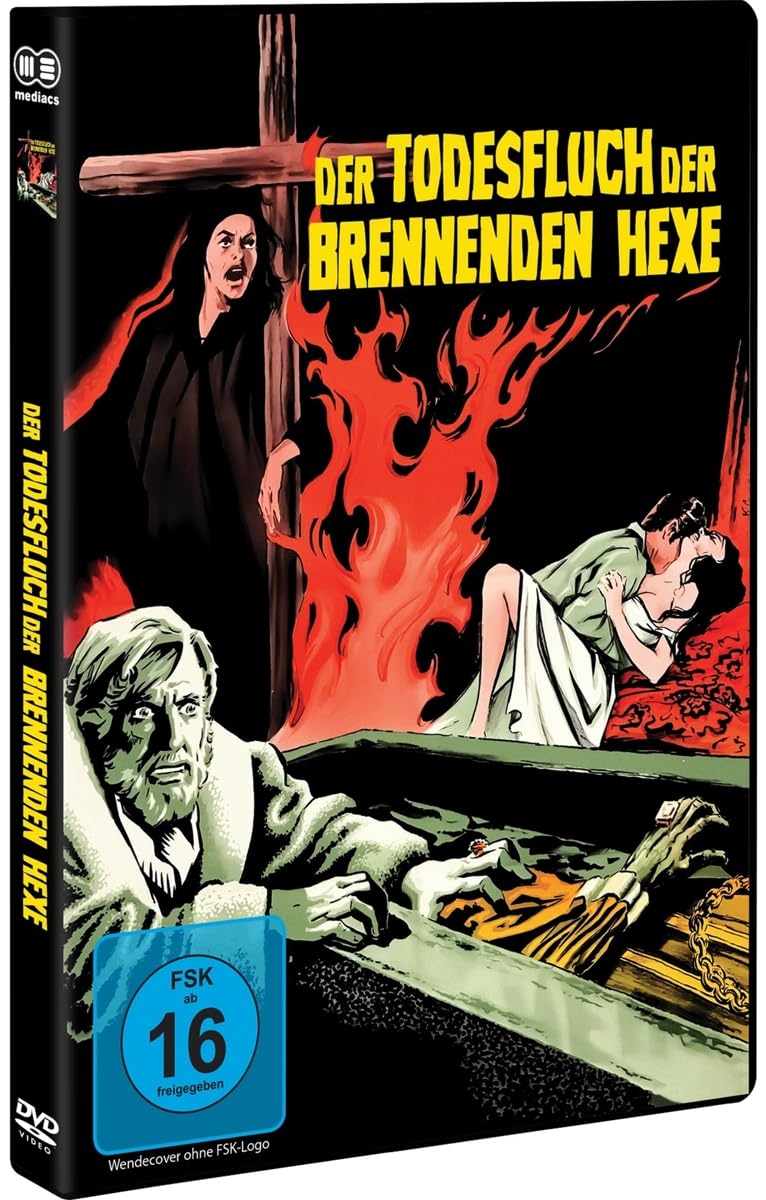 DER TODESFLUCH DER BRENNENDEN HEXE edicion alemana con tablero de madera y cartas ilustradas