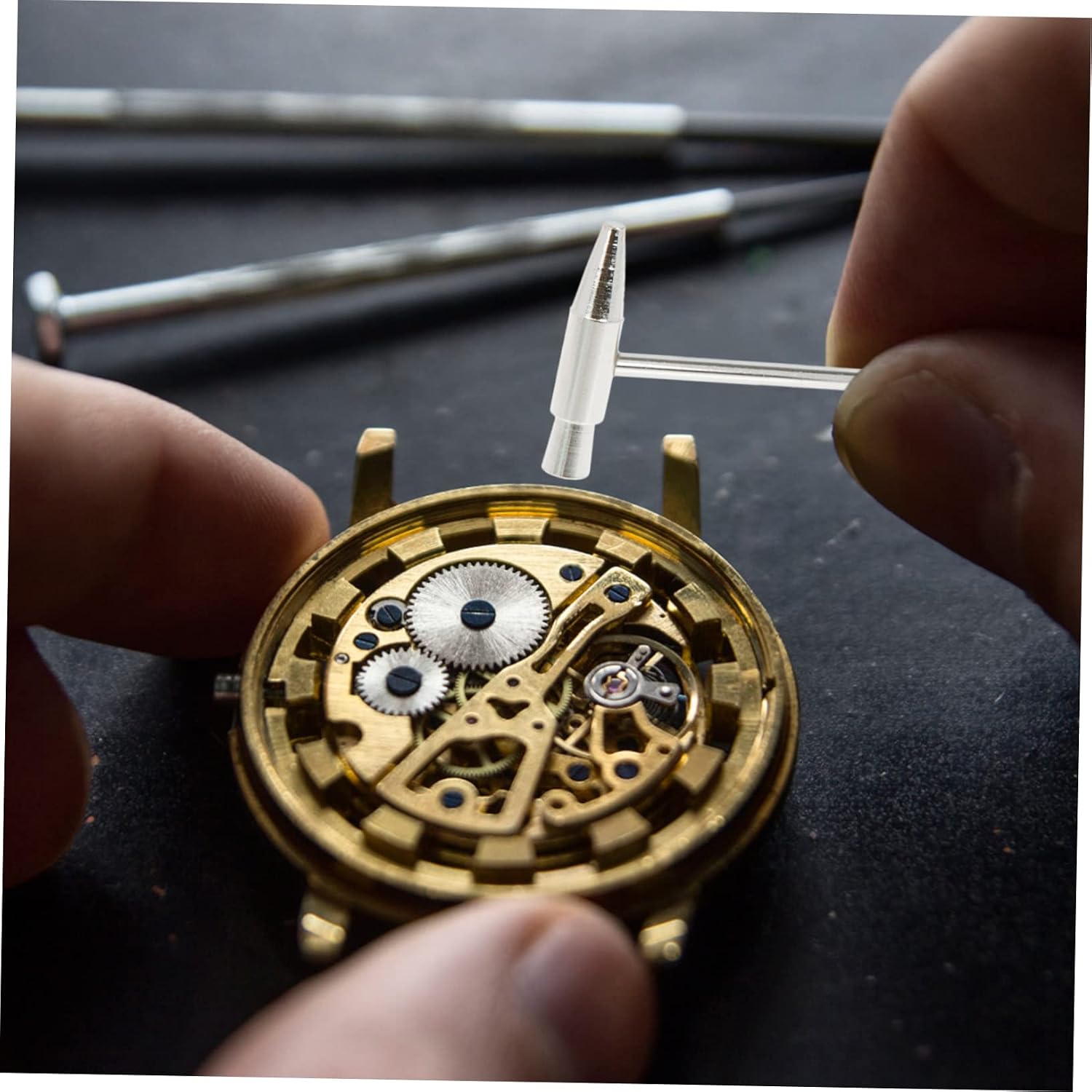 Toddmomy 5pcs Small Jewelry Maintenance Tools Kalimba Tuning Hammer Watchmaker Hammer Watchmaker Hand Tool Portable