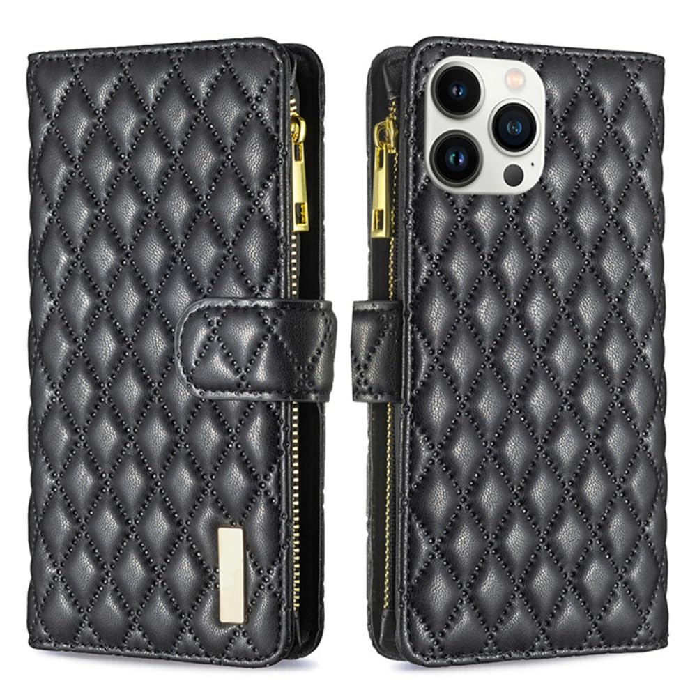 Magnetic Detachable 2 In 1 Zip Leather Wallet Card Phone Case For IPhone 16 Pro Max 15 Plus 14 13 12 11 XR 8 7 Flip Purse Cover - Foto 5
