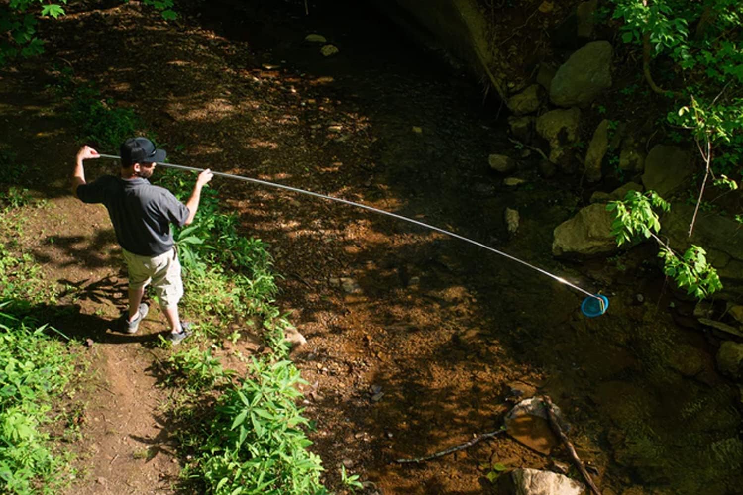 InZone Kwik-Stik XXL Disc Golf Disc Retriever with Hoop Head – Lightweight, Collapsible & Versatile for Easy Disc Recovery from Trees, Water, Rooftops & More!