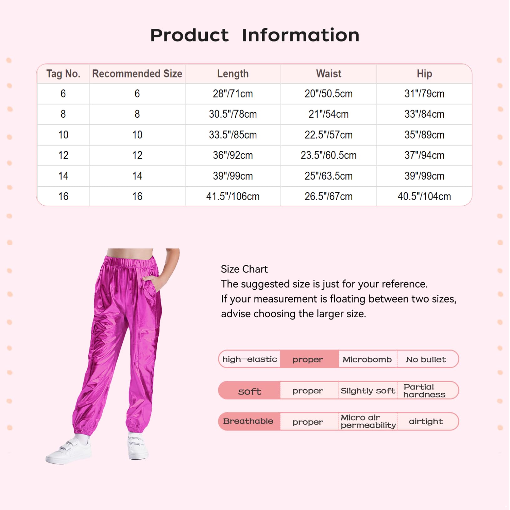 Freebily Pantalones De Cuero Metálico Brillante para Niñas Niños Pantalones Deportivos Elásticos para Jazz Hip Hop Pantalón De Baile Fiesta Discoteca