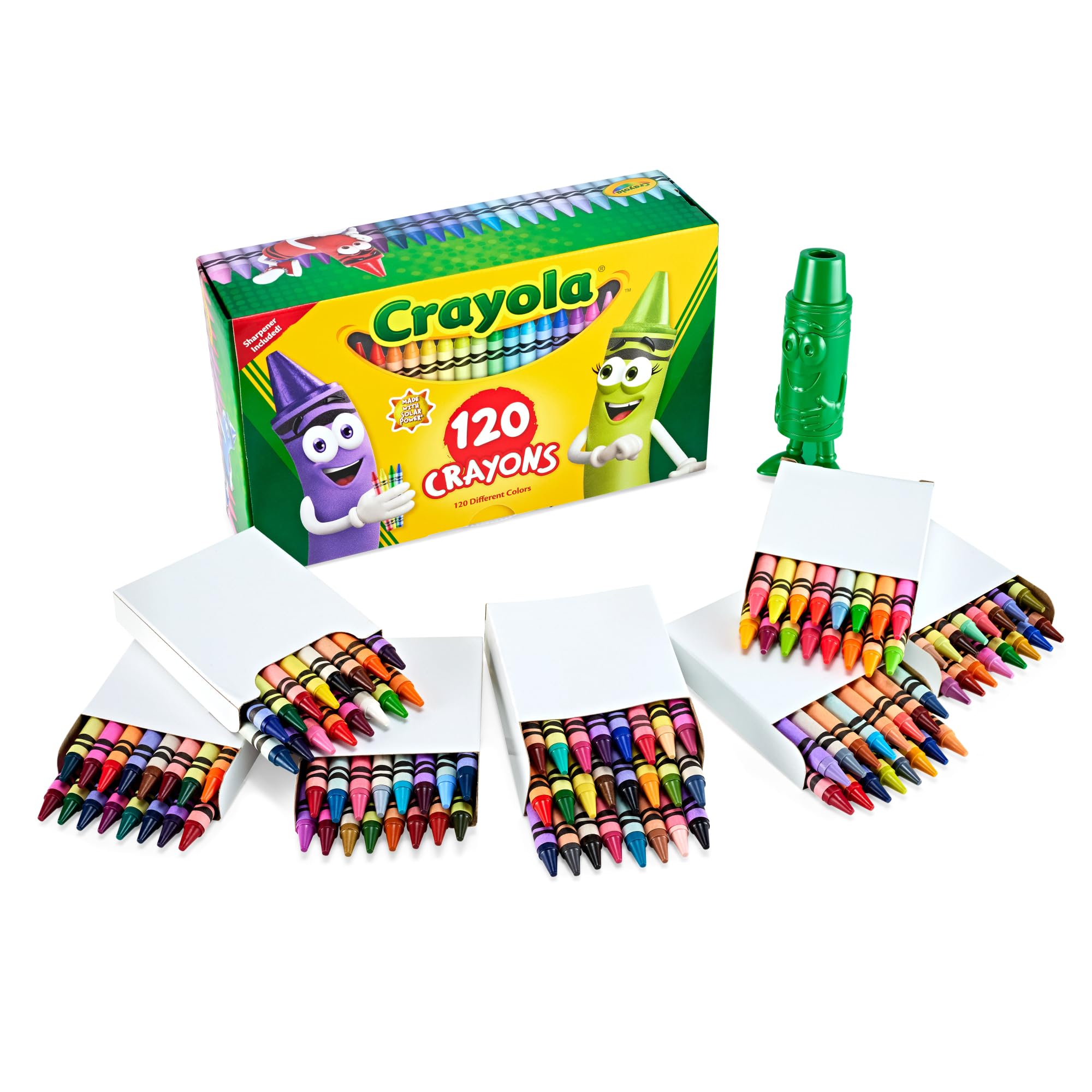 Crayola® Standard-Malstifte, verschiedene Farben, Box mit 120 Buntstiften