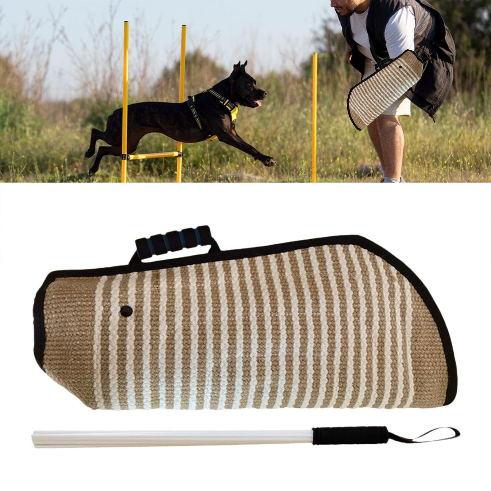Juguete de mordida para Perros, Almohada de mordida, Juguete de para Tirar, Entrenamiento de Agilidad para Cachorros y sesiones de Juego interactivas.