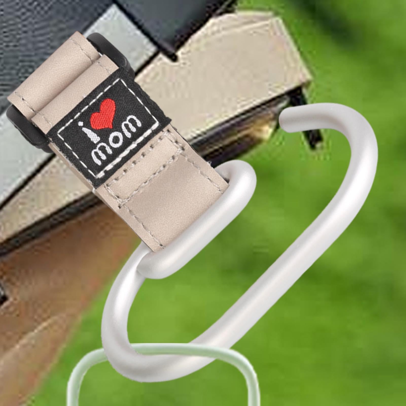 Gancio per borsa da passeggino – Clip resistente per borsa da