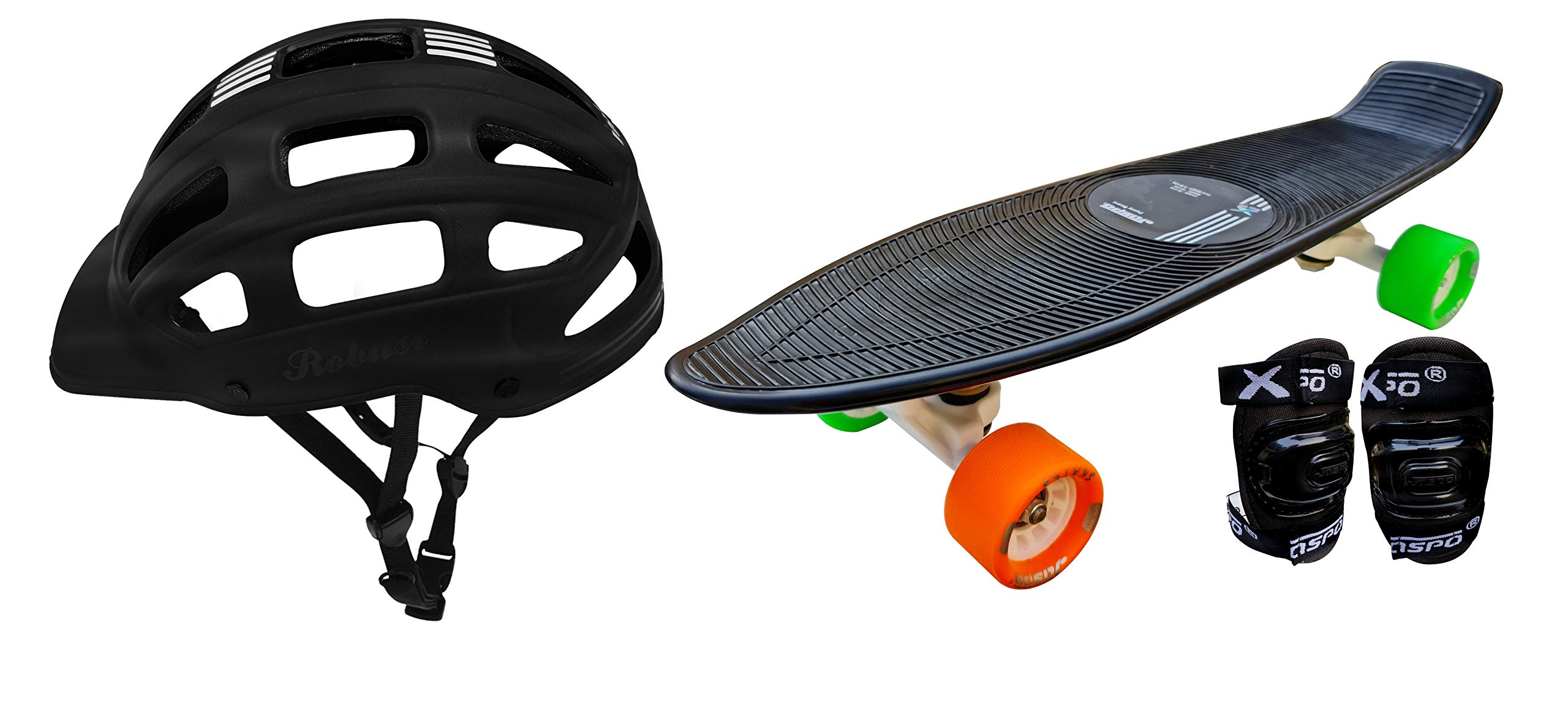 Jaspo Ride on Penny Board Eco Skateboard Combo (22" * 5.5") for Age Group Upto 10 Years (Multi-Colour-Wheels) (B07WPVP8QJ) Amazon Price History, Amazon Price Tracker