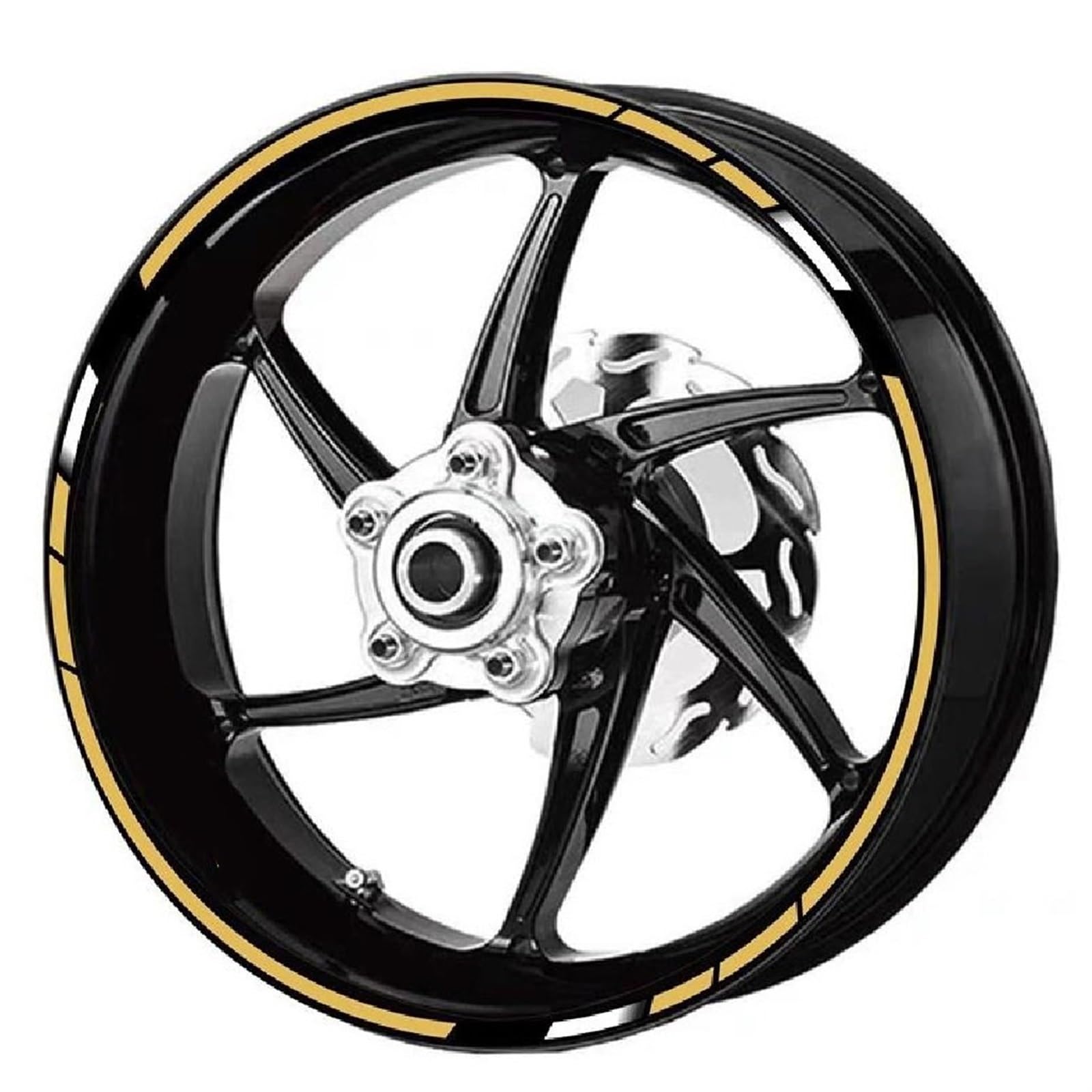 Motorcycle Rim Decal Reflective Wheel Sticker for HRC CBR1000RR CBR600RR CBR500R CBR300R CBR250R CBR650R(Style 3)