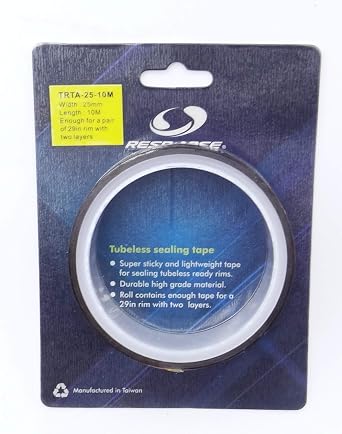 Response Bicycle Tubeless Rim Tape 21mm / 25mm Wide 25mm x 10m Roll