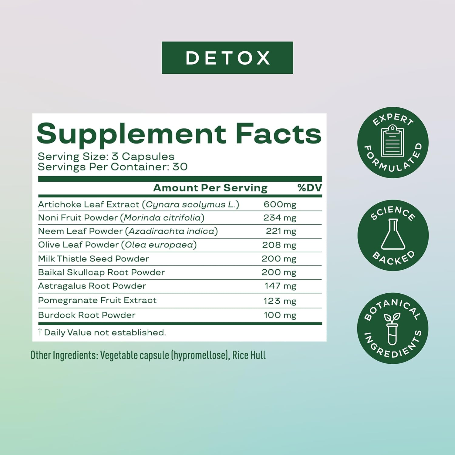 Bloom Nutrition Hormone Support for Women Capsules - Detox - Liver Health, Detoxification & Hormone Health Support Supplement with Milk Thistle, Pomegranate Extract & Artichoke Extract, 30 Servings - Image 4