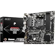 MSI PRO B550M-P GEN3 moderkort, Micro-ATX, AM4 – AMD Ryzen 5000 Ready – DDR4 Boost 4400 MHz/OC, PCIe 3.0 x16 Slot, 1 x M.2 Gen3-plats, 1G LAN