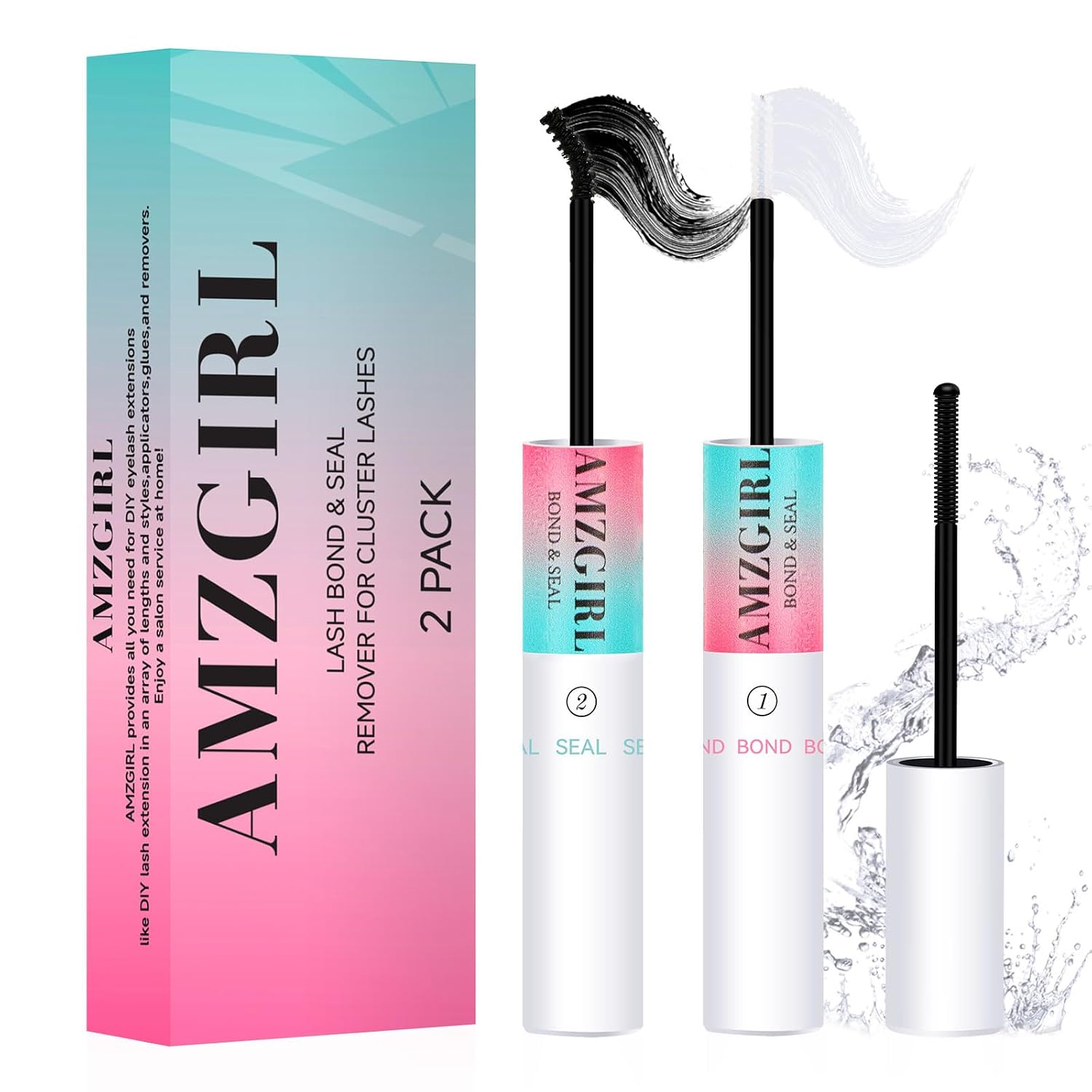 Lash Bond and Seal and Remover Kit Clusters Eyelash Glue Remover Waterproof DIY Eyelash Extensions Glue Strong Hold 48-96 Hours Oil Lashes Remover Fast Remove Residue(Bond &Seal Remover) Lash Bond and Seal and Remover Kit Clusters Eyelash Glue Remover Waterproof DIY Eyelash Extensions Glue Strong Hold 48-96 Hours Oil Lashes Remover Fast Remove Residue(Bond &Seal Remover)