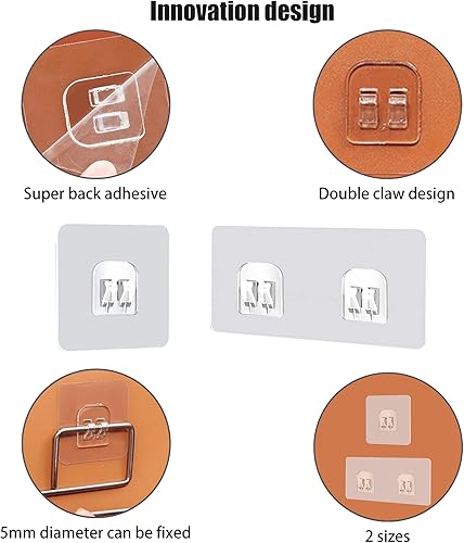 Miniatura 3 de Gancho adhesivo de esquina para ducha, soporte multiusos de hierro soporte de cesta de baño adhesivo de pared, colgador de estante de almacenamiento